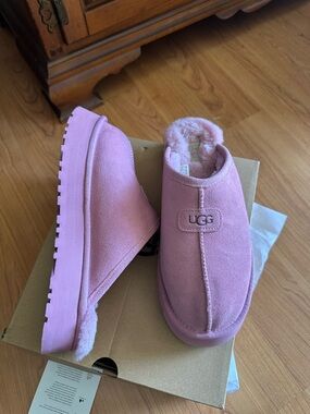 UGG Discoquette Dusty Orchid Pink Mule Slippers